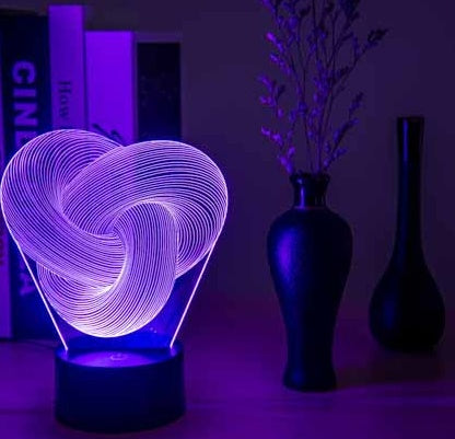 Twist Abstract LED 3D