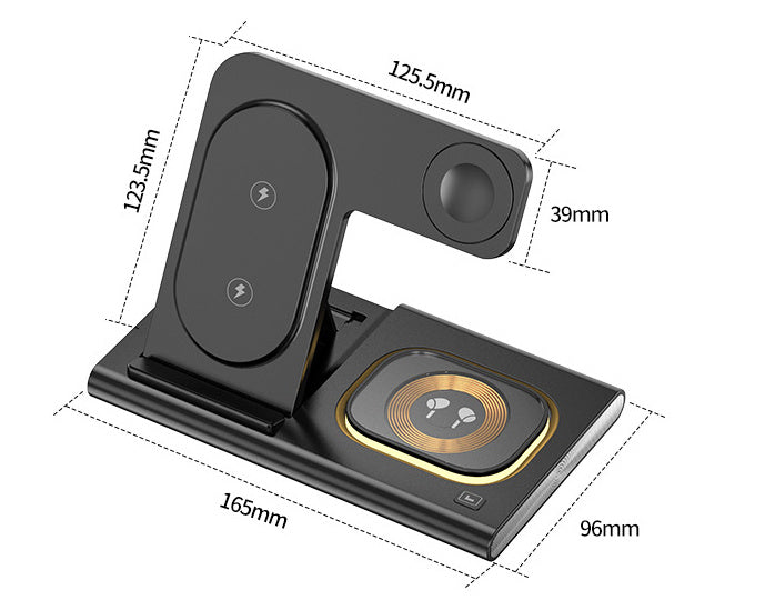 3 IN 1 15W Wireless Charging Charger