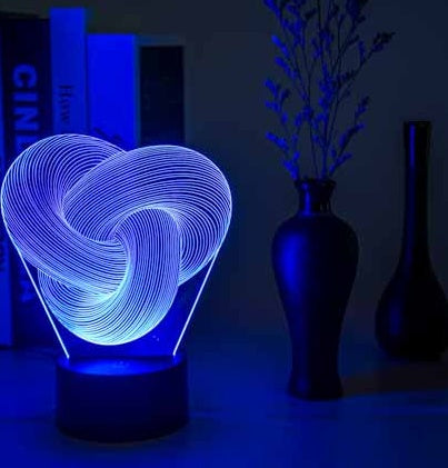 Twist Abstract LED 3D
