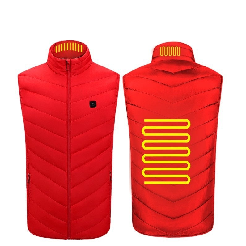 Heated vest washable USB charging
