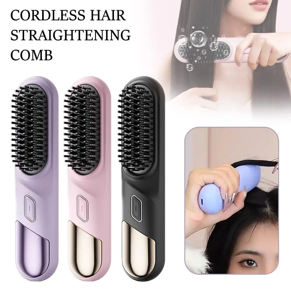 Wet Dry Hair Straightener Cordless