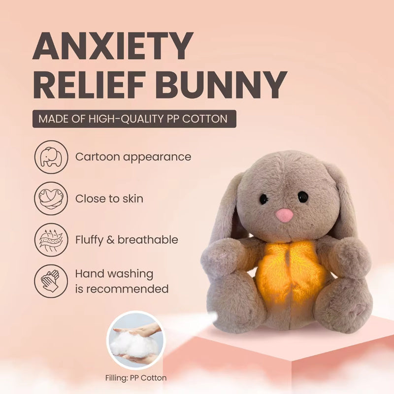 Breathing Plush Bunny Toy Comforter Breathes For Newborn Baby