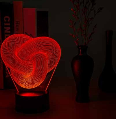 Twist Abstract LED 3D