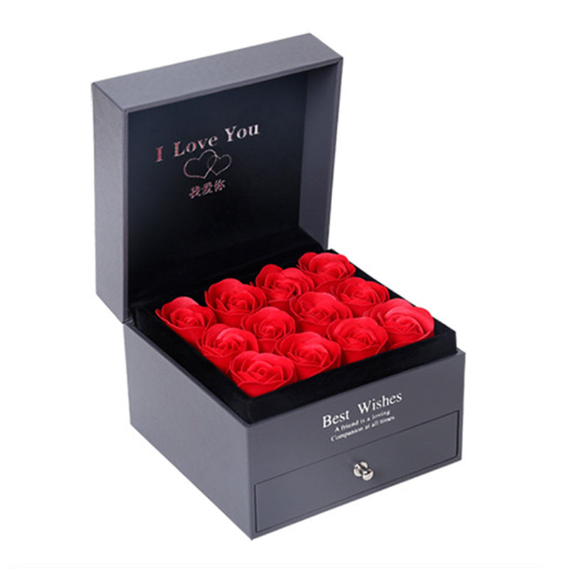 Coffret Cadeau Collier Rose