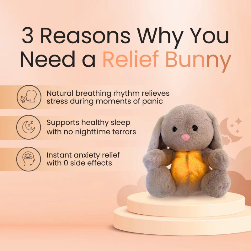 Breathing Plush Bunny Toy Comforter Breathes For Newborn Baby