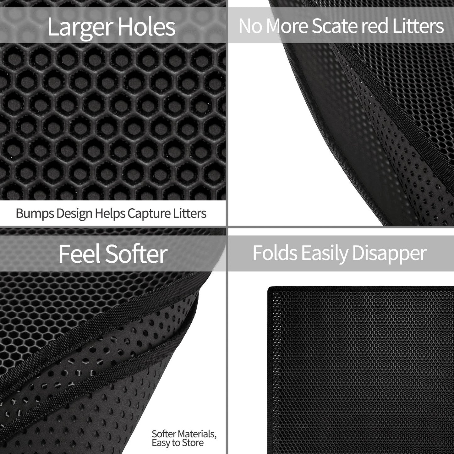 Kitty Cat Litter Mat Trapping