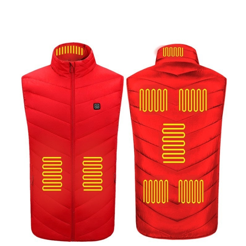 Heated vest washable USB charging