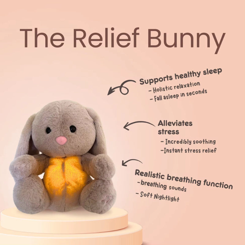 Breathing Plush Bunny Toy Comforter Breathes For Newborn Baby
