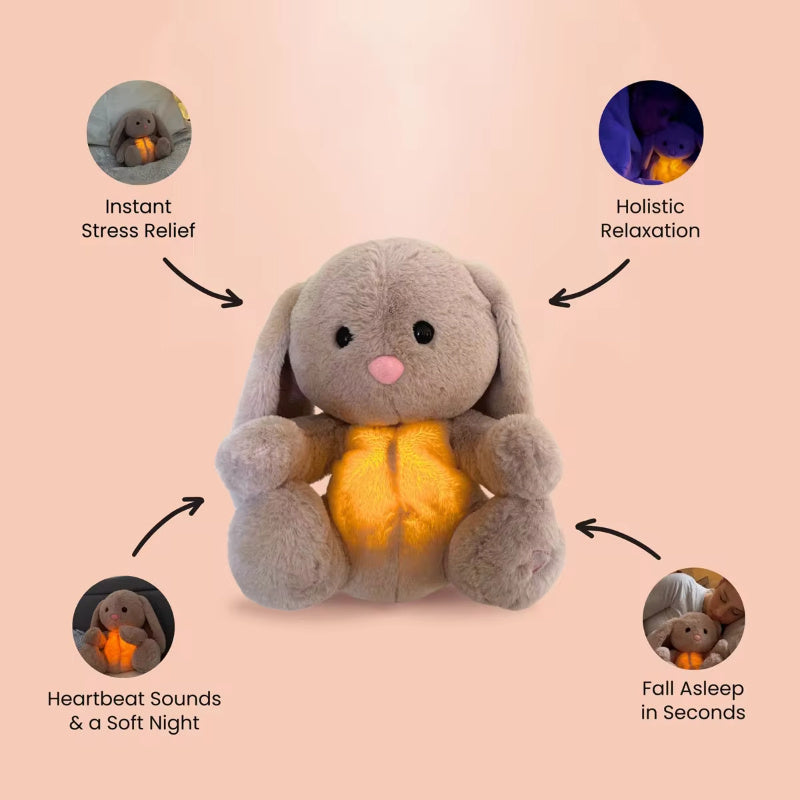 Breathing Plush Bunny Toy Comforter Breathes For Newborn Baby