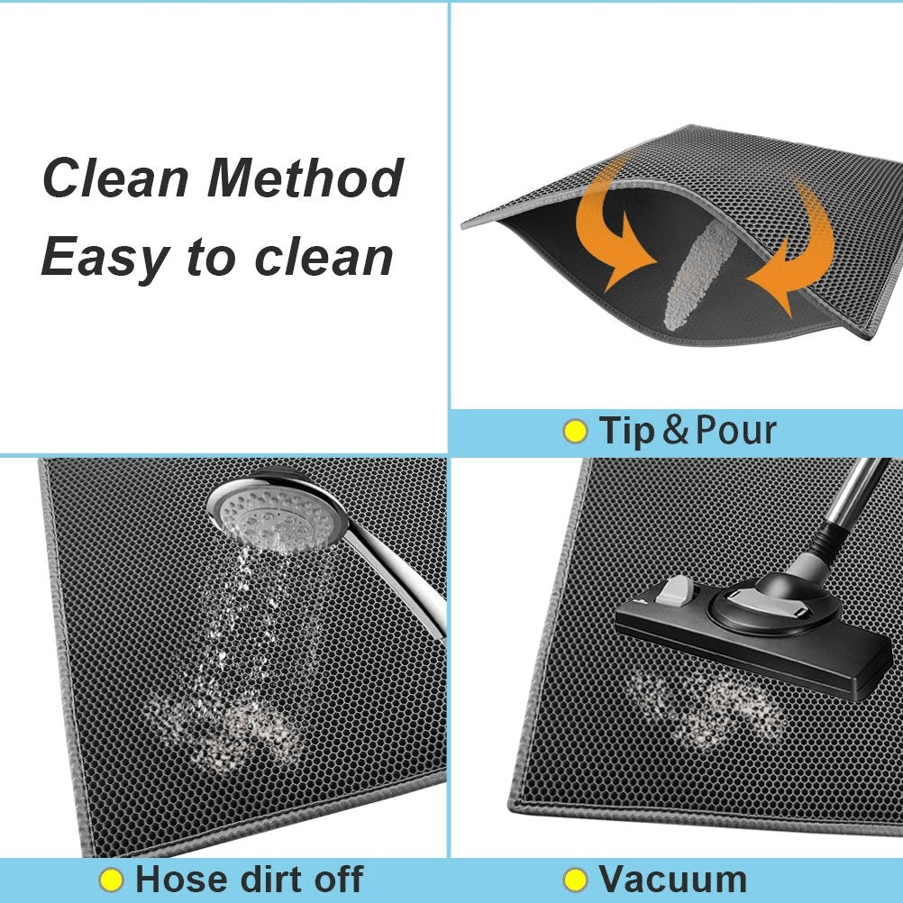 Kitty Cat Litter Mat Trapping
