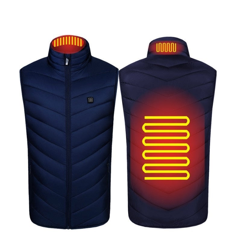 Heated vest washable USB charging