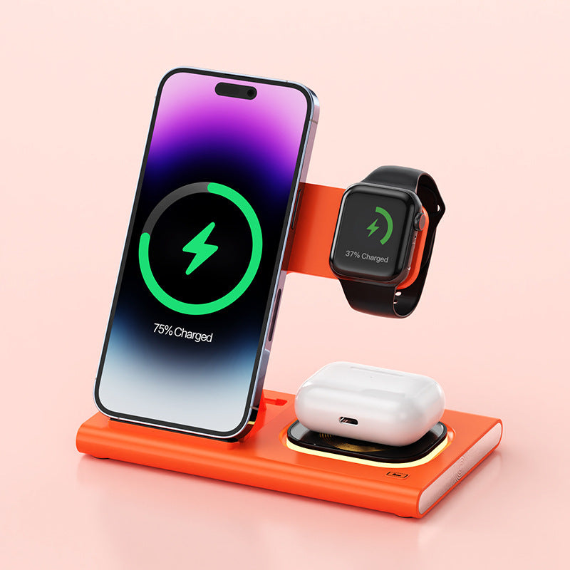 3 IN 1 15W Wireless Charging Charger