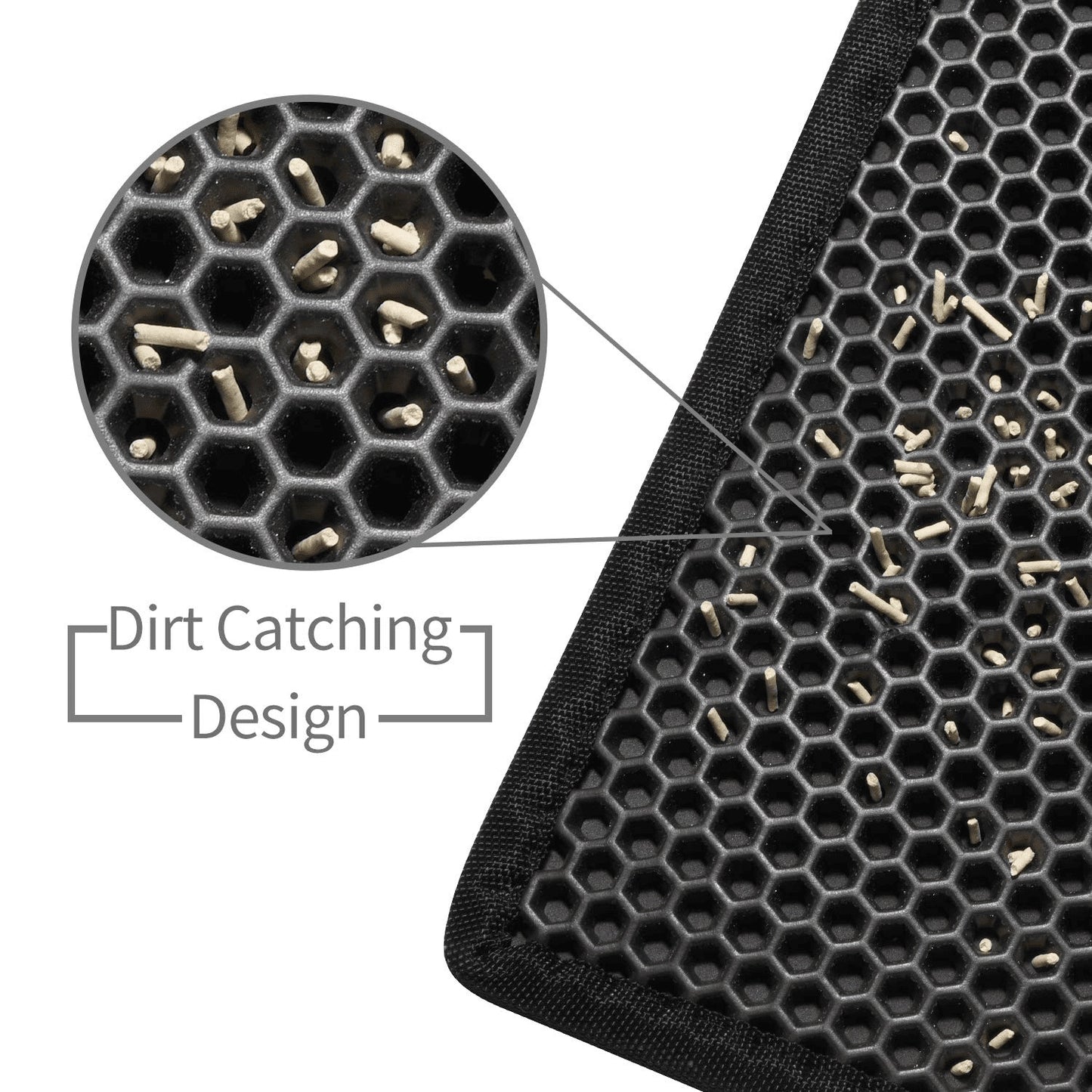 Kitty Cat Litter Mat Trapping