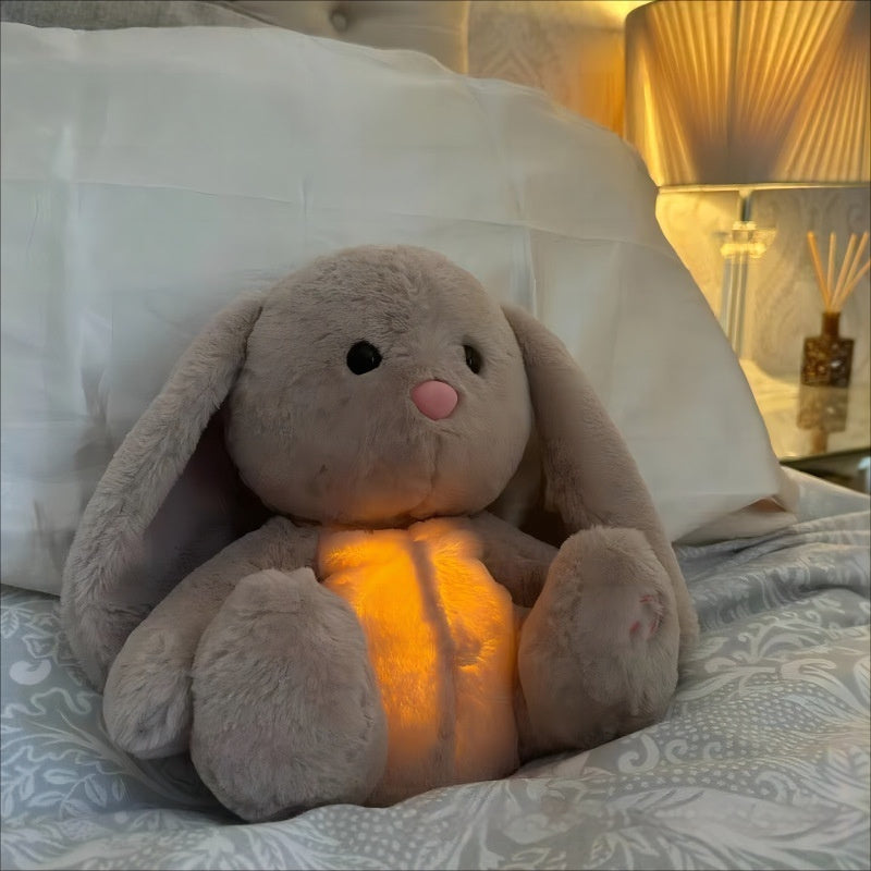 Breathing Plush Bunny Toy Comforter Breathes For Newborn Baby