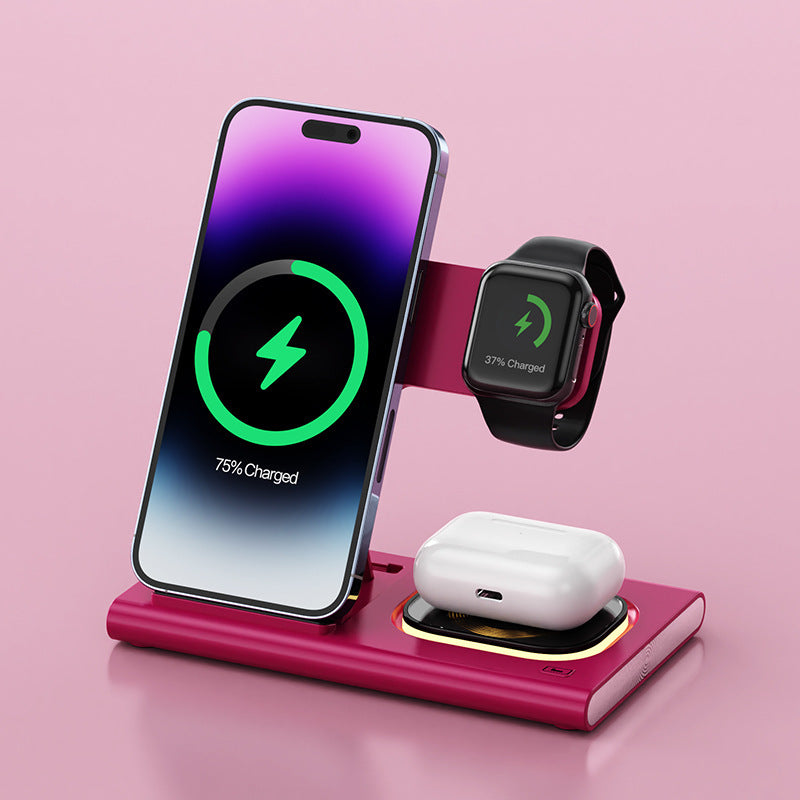 3 IN 1 15W Wireless Charging Charger