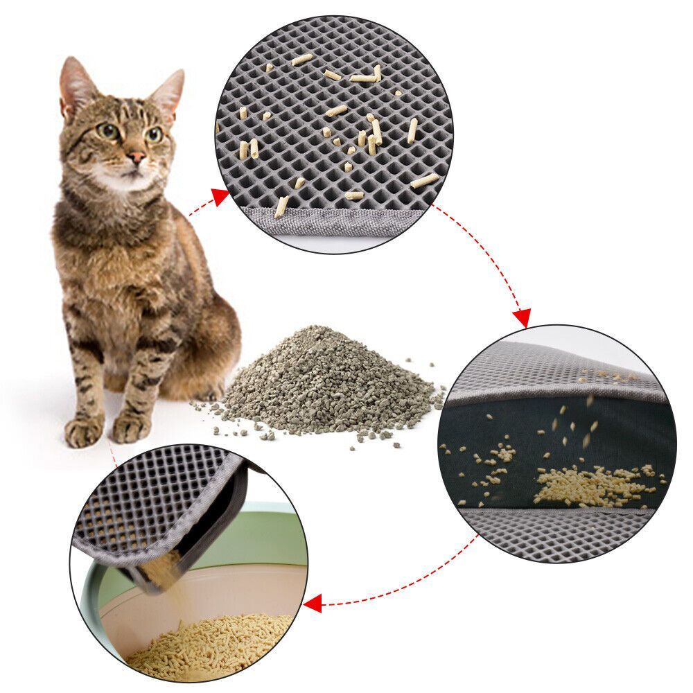 Kitty Cat Litter Mat Trapping