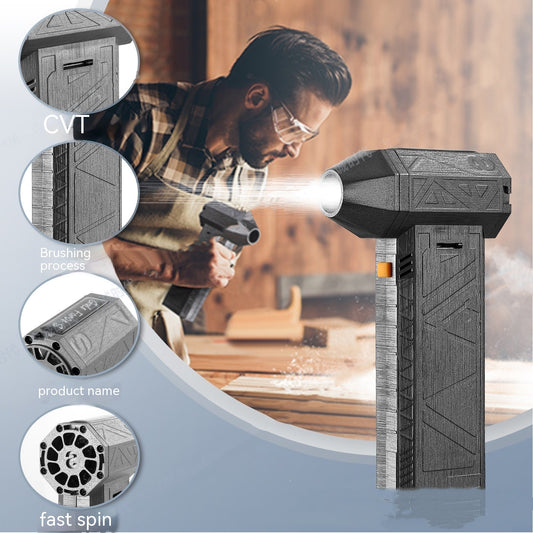 Turbo Silent High Power Fan Air Duster Fast Recharging
