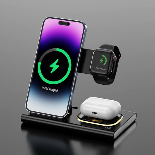 3 IN 1 15W Wireless Charging Charger