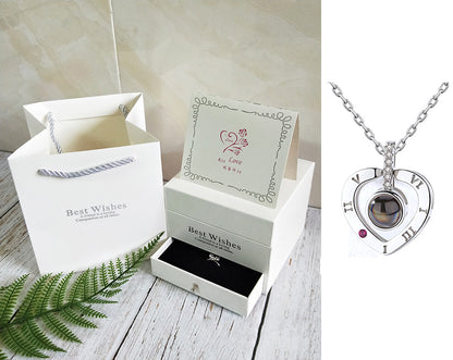 Coffret Cadeau Collier Rose
