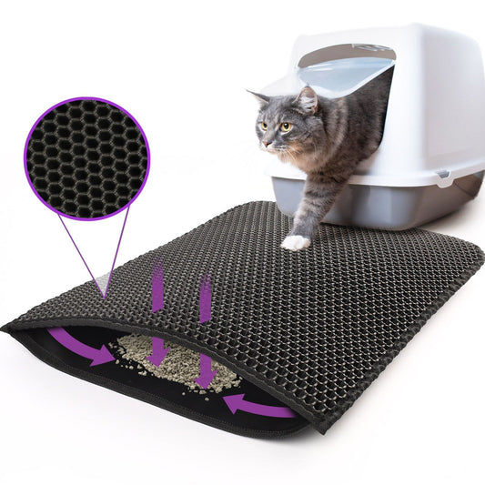 Kitty Cat Litter Mat Trapping