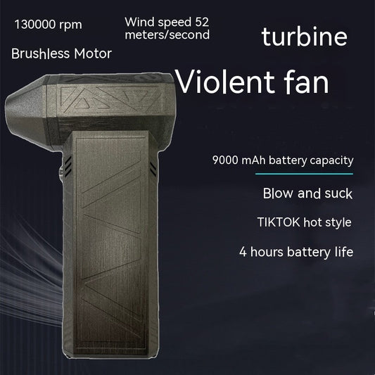 Turbo Silent High Power Fan Air Duster Fast Recharging