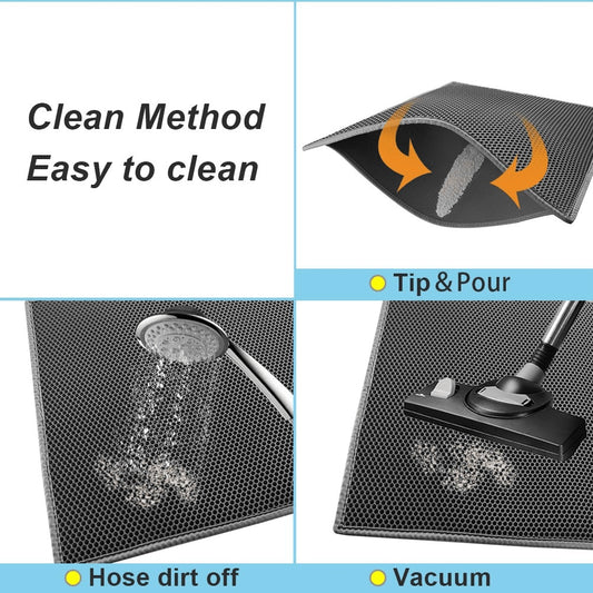 Kitty Cat Litter Mat Trapping