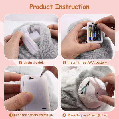 Breathing Plush Bunny Toy Comforter Breathes For Newborn Baby
