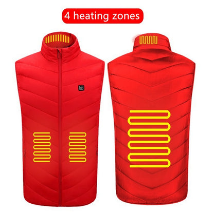 Heated vest washable USB charging